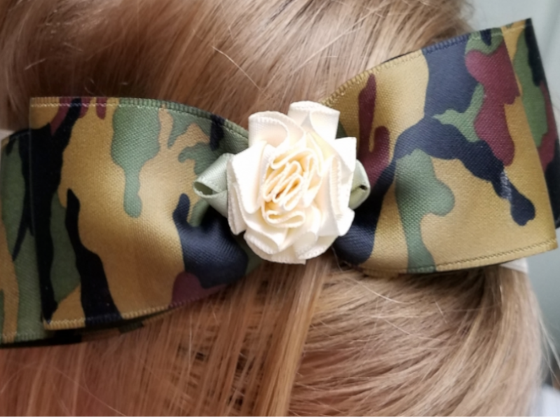 CAMO HEADBAND W/ FLOWER